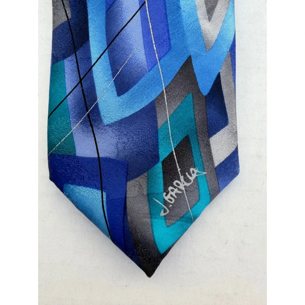 Jerry Garcia Silk Tie Blue Collector's Edition / Artist Proof 2014 - lady gekko